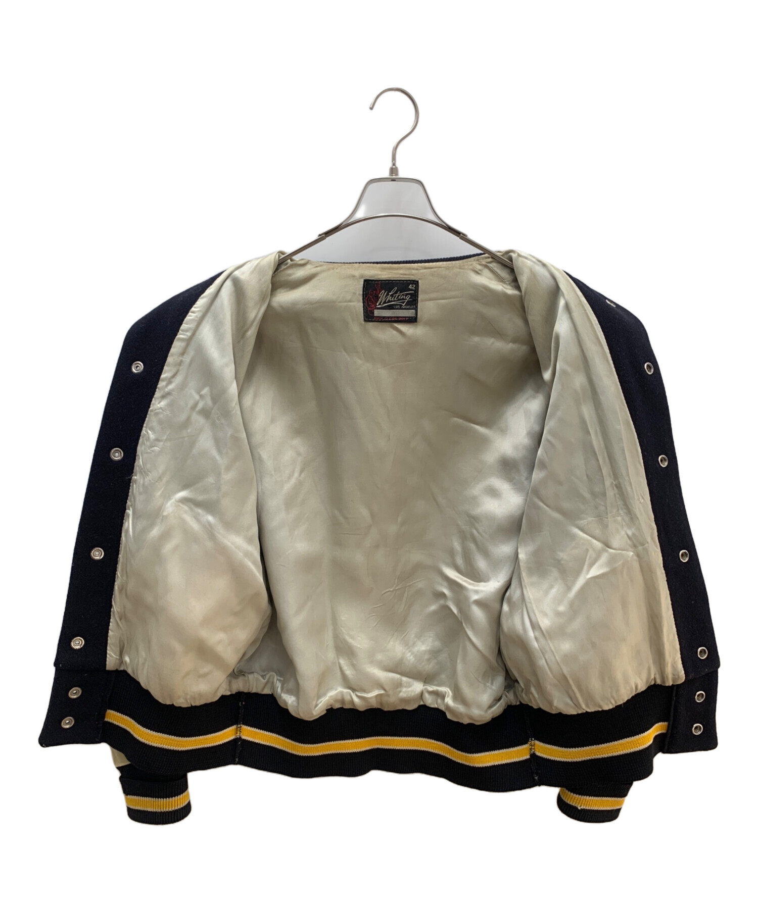 中古・古着通販】Whiting (ホワイティング) スタジャン ネイビー