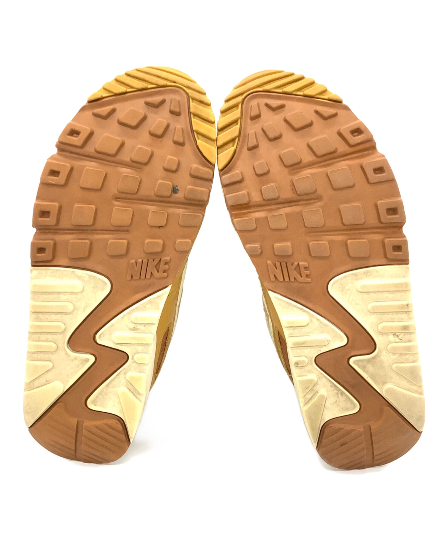 NIKE Air Max スニーカー ブラウン/ベージュ/レッド 中古・古着通販】NIKE (ナイキ) スニーカー/AIR MAX 90 Caramel