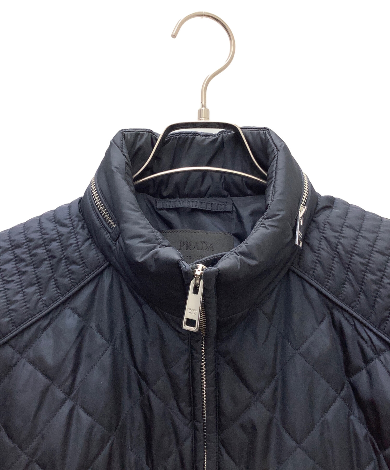 中古・古着通販】PRADA (プラダ) キルティングジップアップジャケット