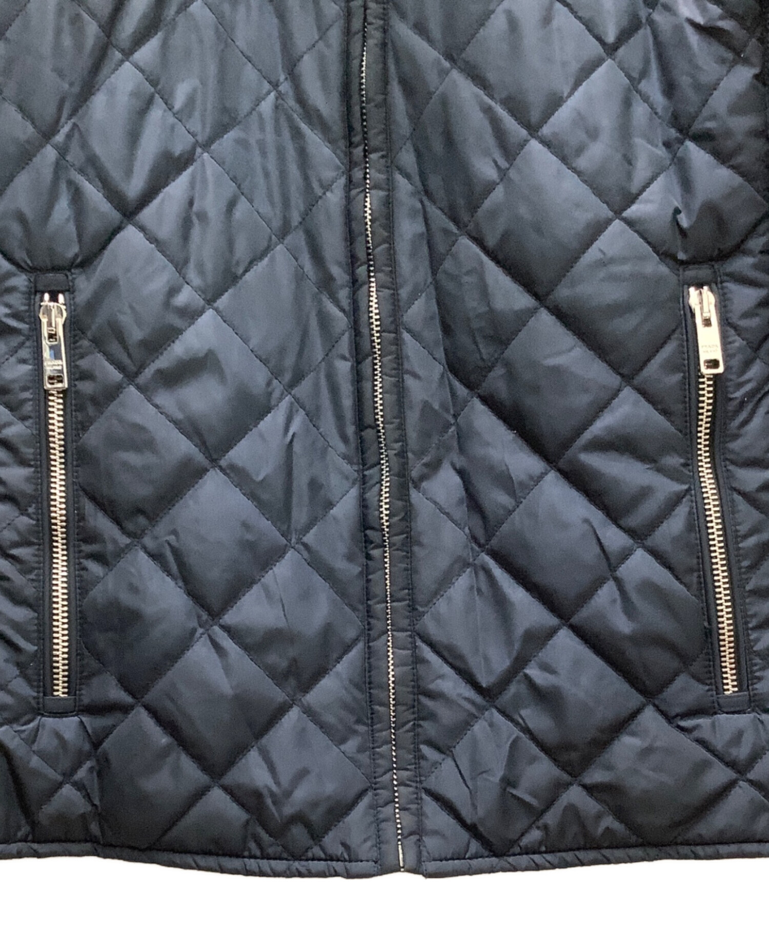 中古・古着通販】PRADA (プラダ) キルティングジップアップジャケット