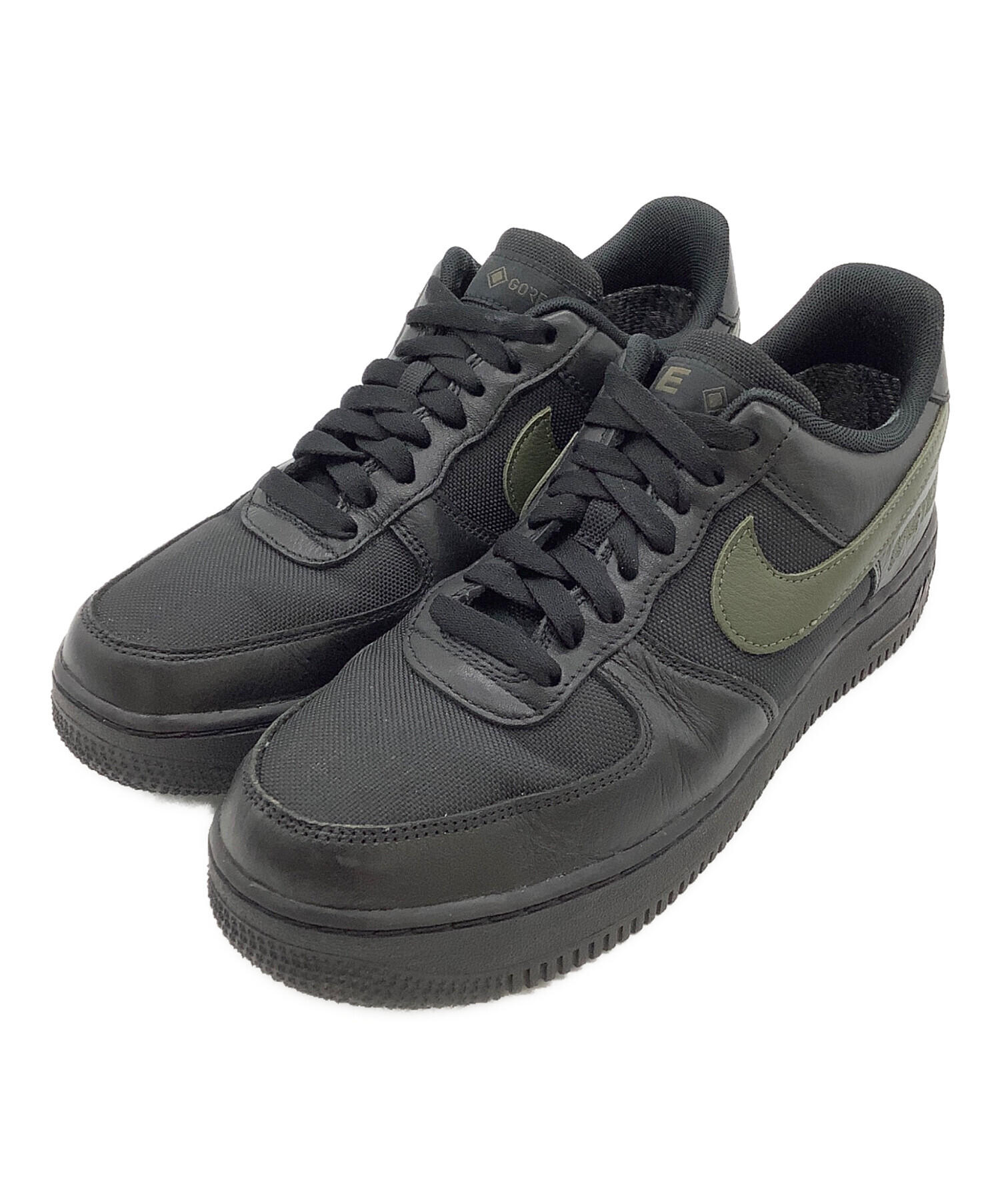 中古・古着通販】NIKE (ナイキ) AIR FORCE1 カーキ×ブラック サイズ