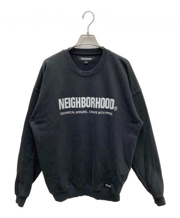 中古・古着通販】NEIGHBORHOOD (ネイバーフッド) スウェット ブラック 中古・古着通販】NEIGHBORHOOD (ネイバーフッド) スウェット ブラック