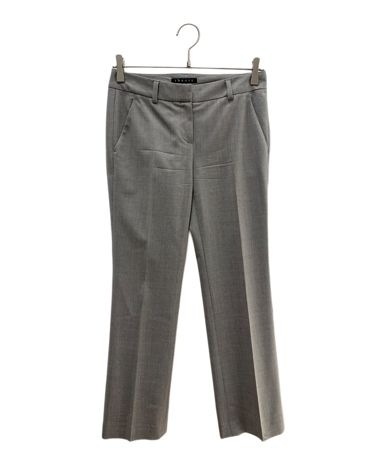Theory セオリー　日本製。サイズ0（S- M）グレー　パンツスーツ　未使用 中古・古着通販】theory (セオリー) スラックス グレー サイズ:x0