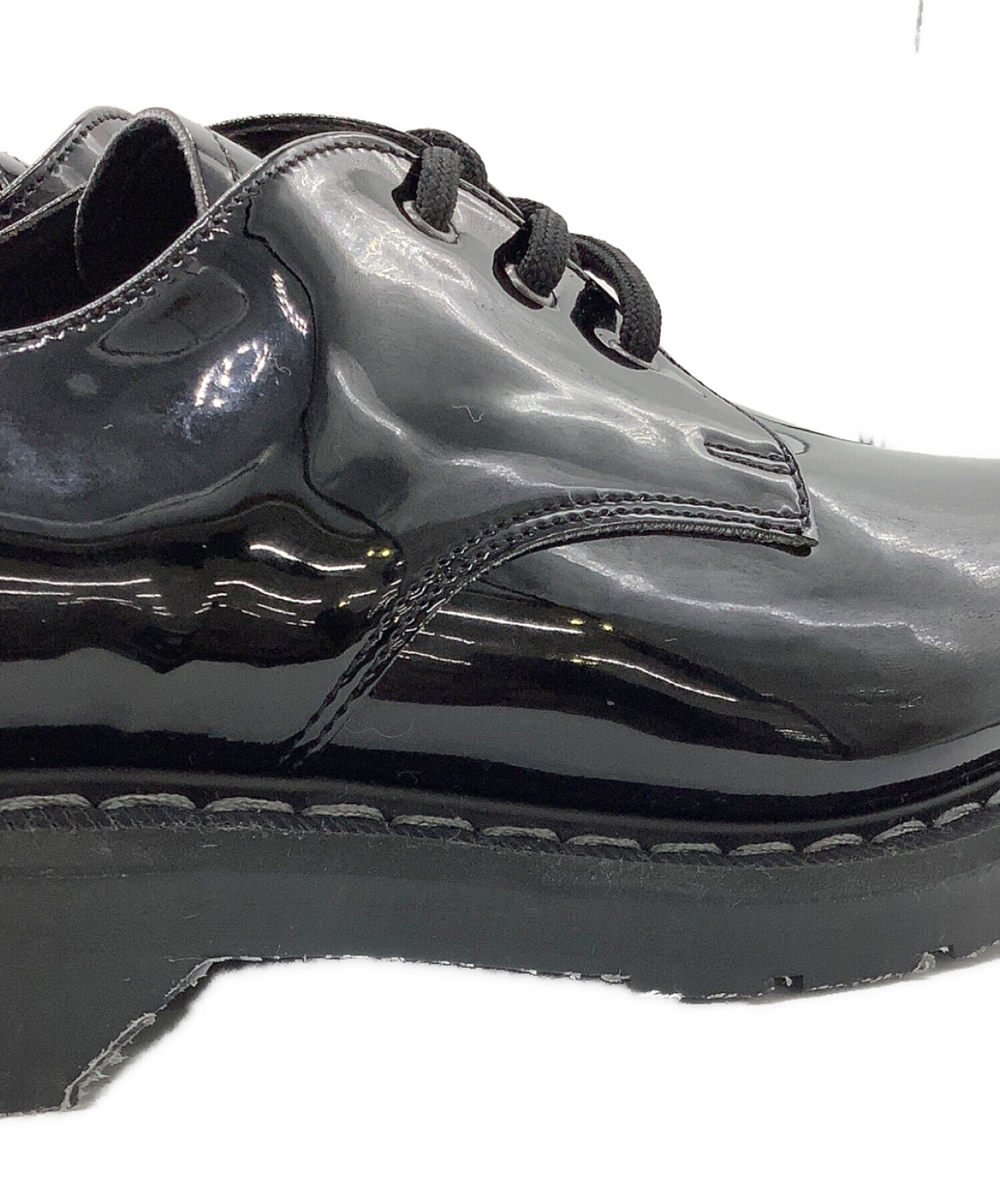 中古・古着通販】SOLOVAIR (ソロヴェアー) 3EYE GIBSON SHOE ブラック