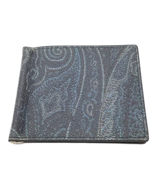中古・古着通販】ETRO (エトロ) 2つ折り財布 ネイビー｜ブランド・古着