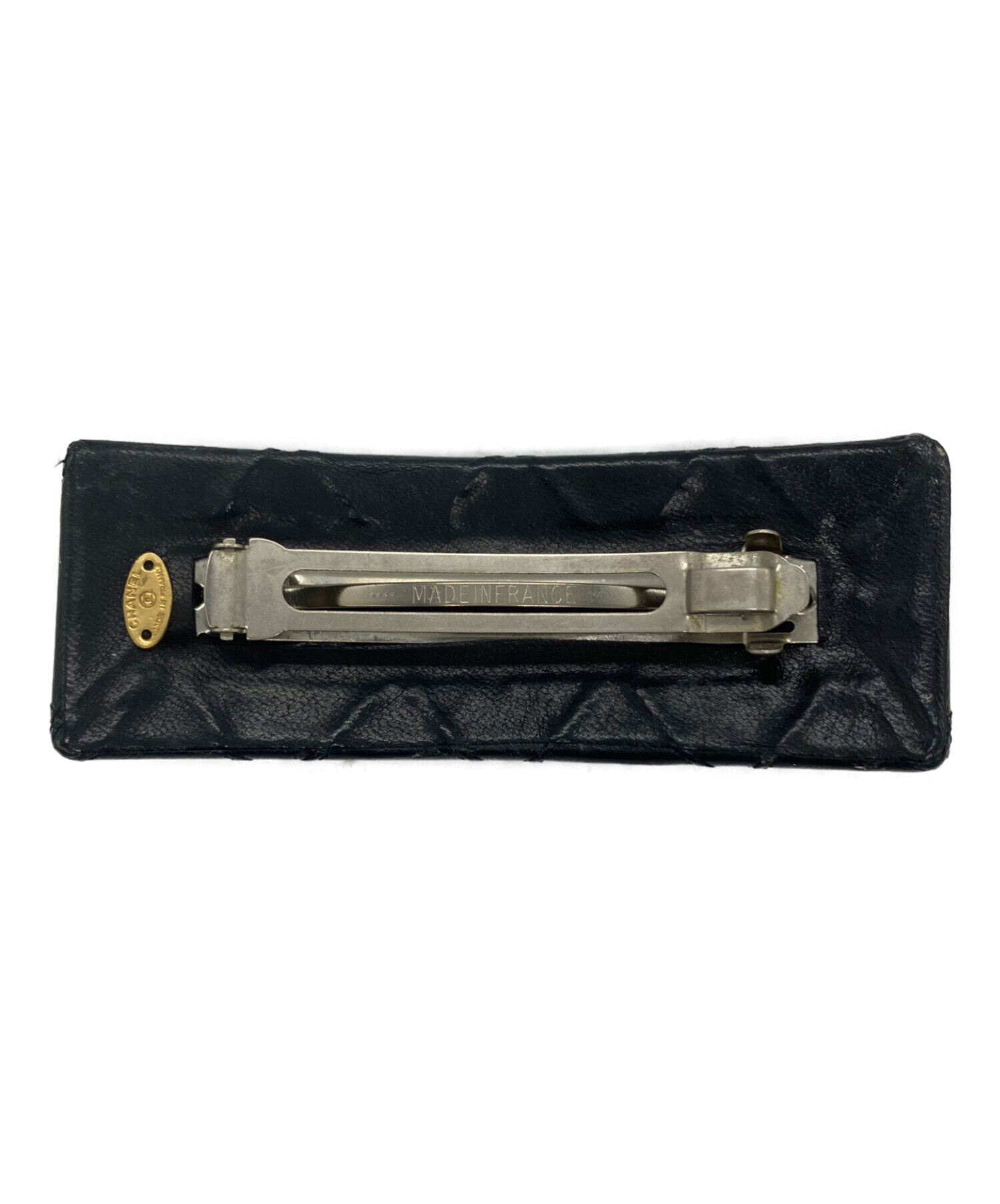 中古・古着通販】CHANEL (シャネル) バレッタ ブラック｜ブランド