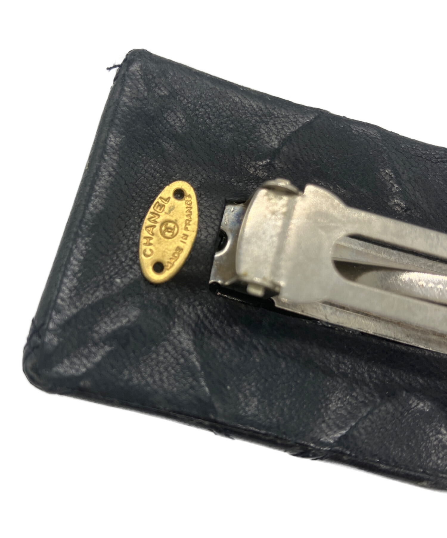 中古・古着通販】CHANEL (シャネル) バレッタ ブラック｜ブランド