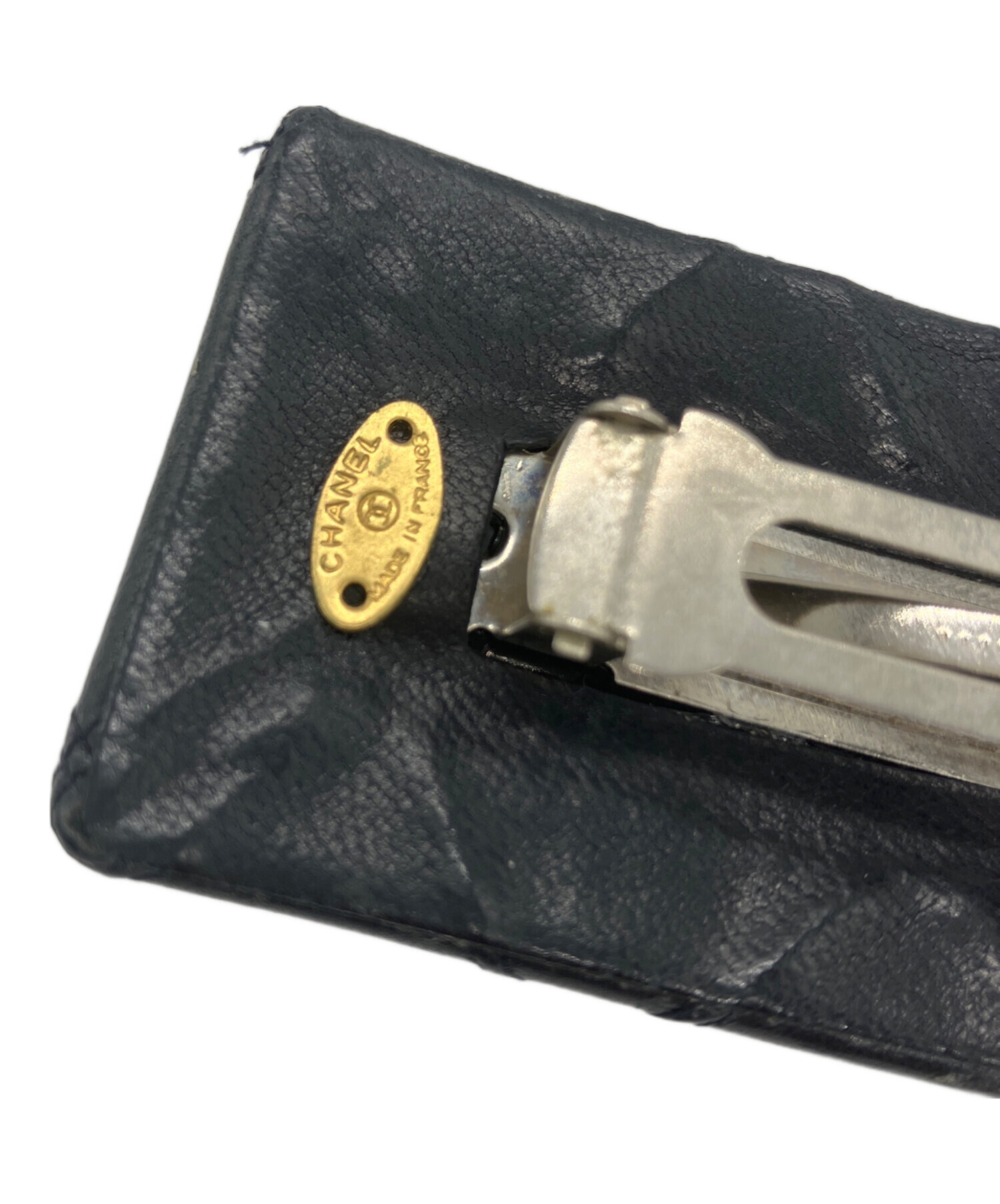 中古・古着通販】CHANEL (シャネル) バレッタ ブラック｜ブランド