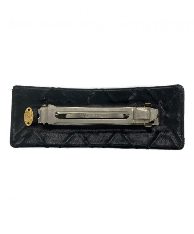 中古・古着通販】CHANEL (シャネル) バレッタ ブラック｜ブランド