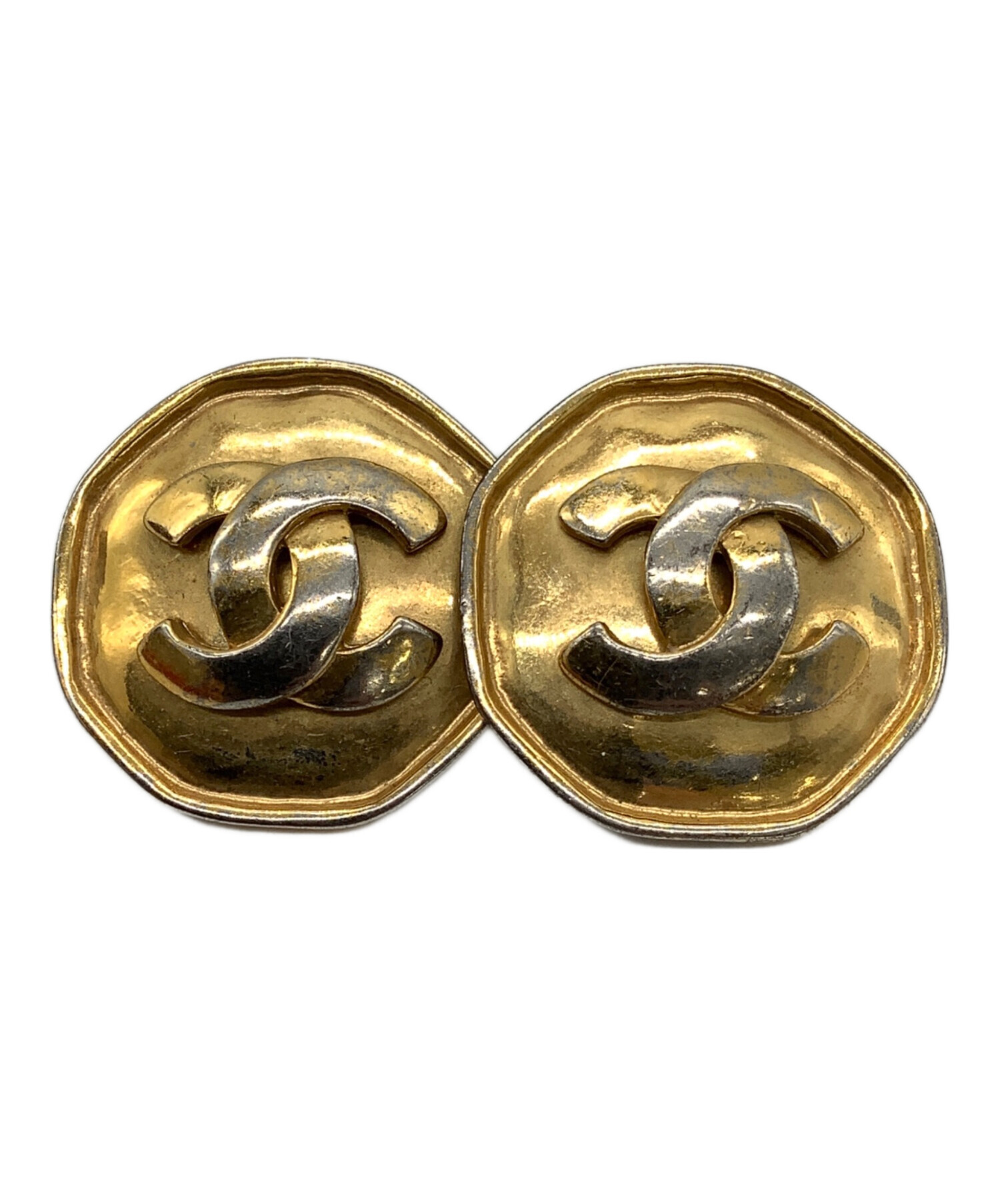 中古・古着通販】CHANEL (シャネル) ココマークイヤリング ゴールド 