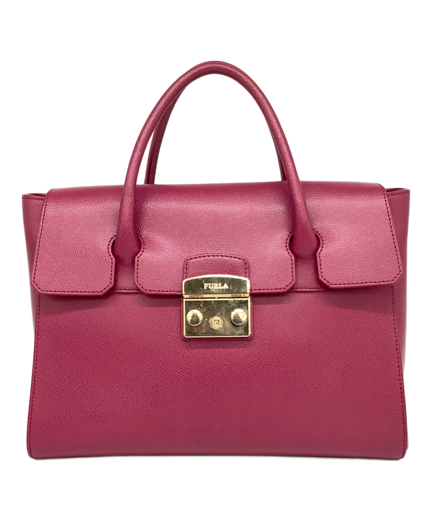 中古・古着通販】FURLA (フルラ) トートバッグ メトロポリス ピンク