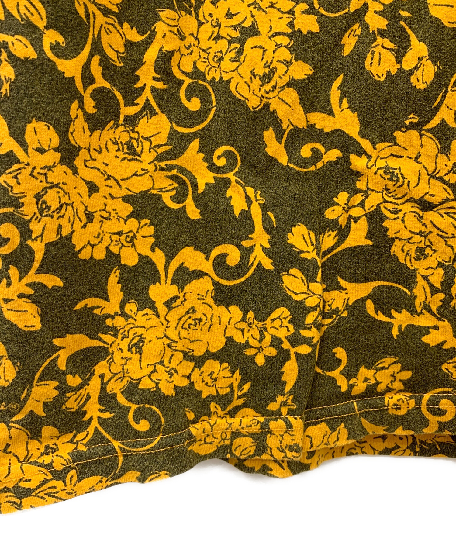 中古・古着通販】Supreme (シュプリーム) 花柄総柄Tシャツ イエロー