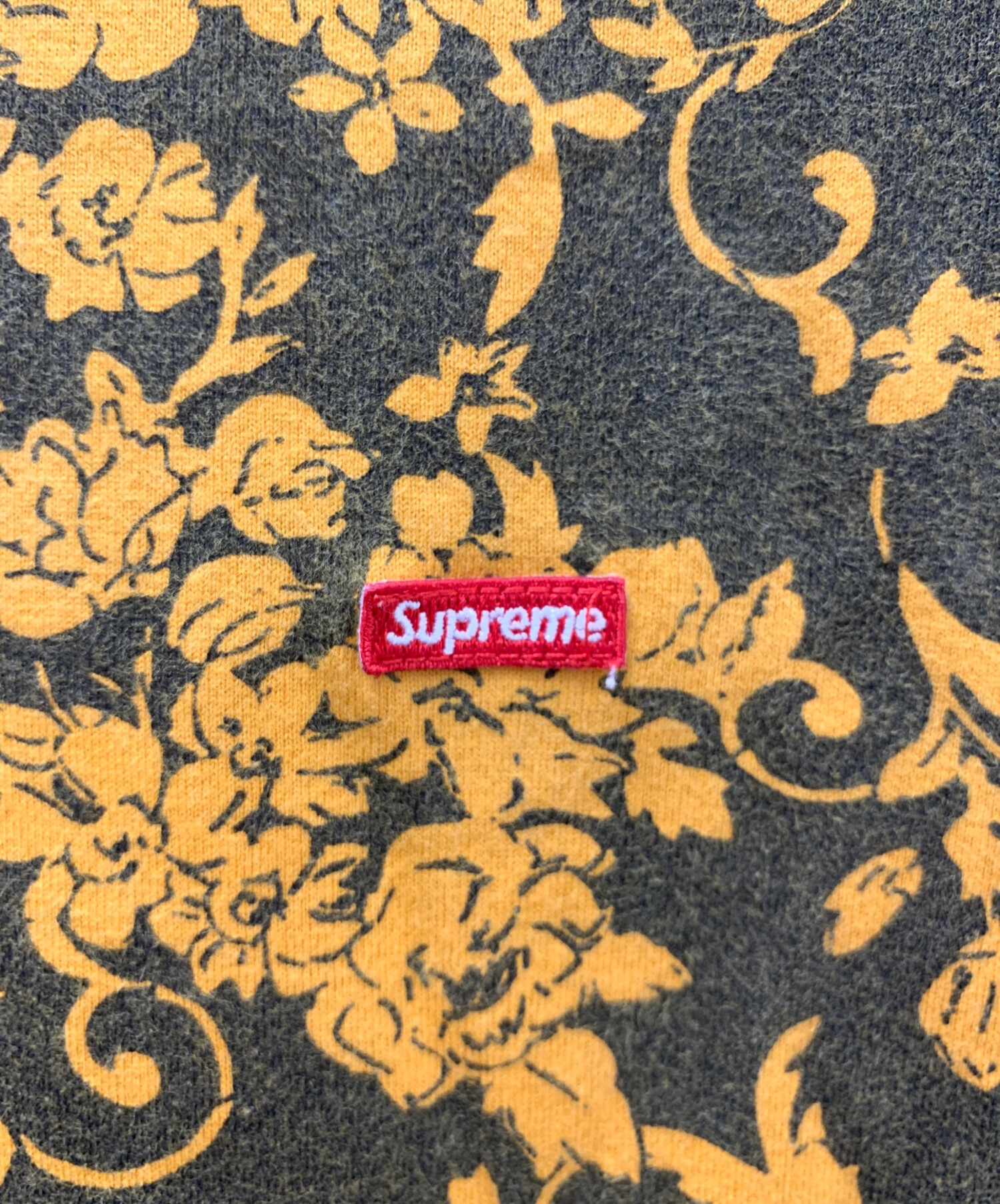中古・古着通販】Supreme (シュプリーム) 花柄総柄Tシャツ イエロー