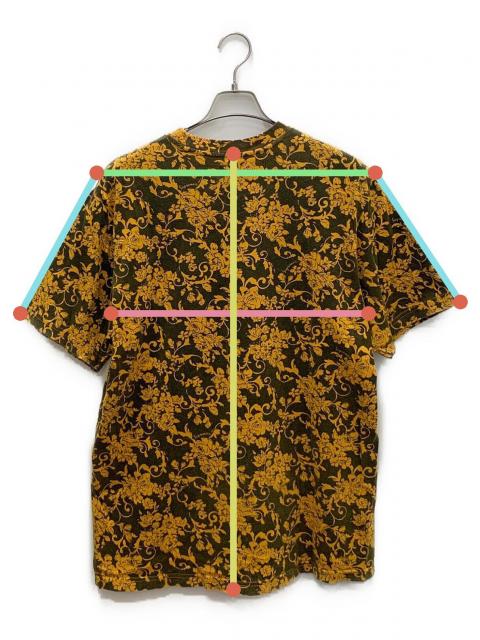 中古・古着通販】Supreme (シュプリーム) 花柄総柄Tシャツ イエロー
