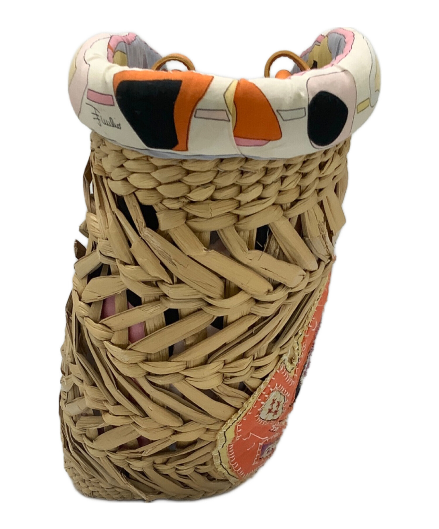 中古・古着通販】Emilio Pucci (エミリオ プッチ) カゴバッグ ベージュ 