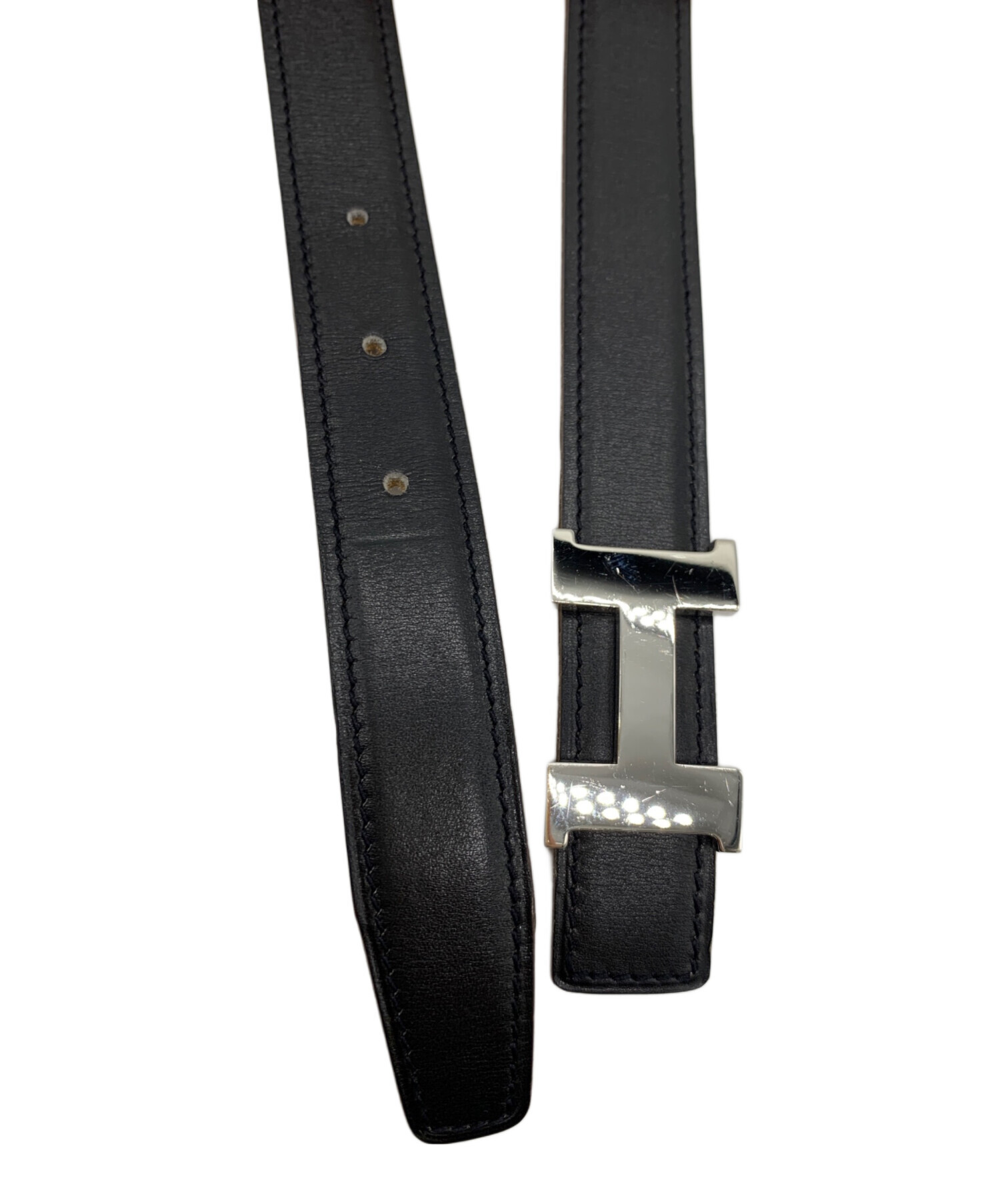 H*I様 HERMES Hバックル ベルト 110 HERMES Hバックル ベルト ブラック