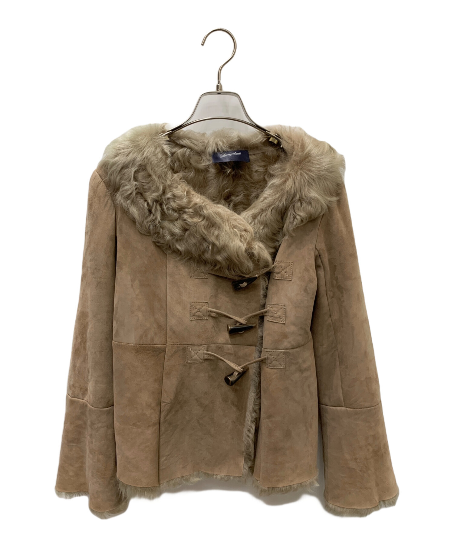 中古・古着通販】Loungedress (ラウンジドレス) ファーコート ブラウン