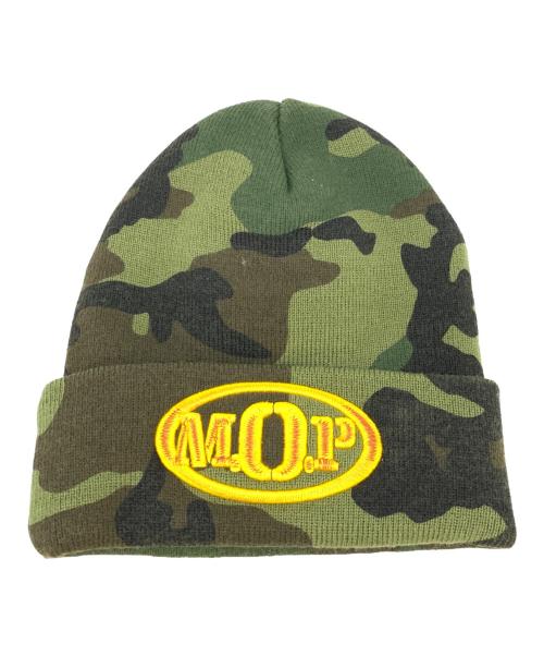 SUPREME カモフラージュ ニット帽 中古・古着通販】SUPREME (シュプリーム) M.O.P. ニット帽 グリーン