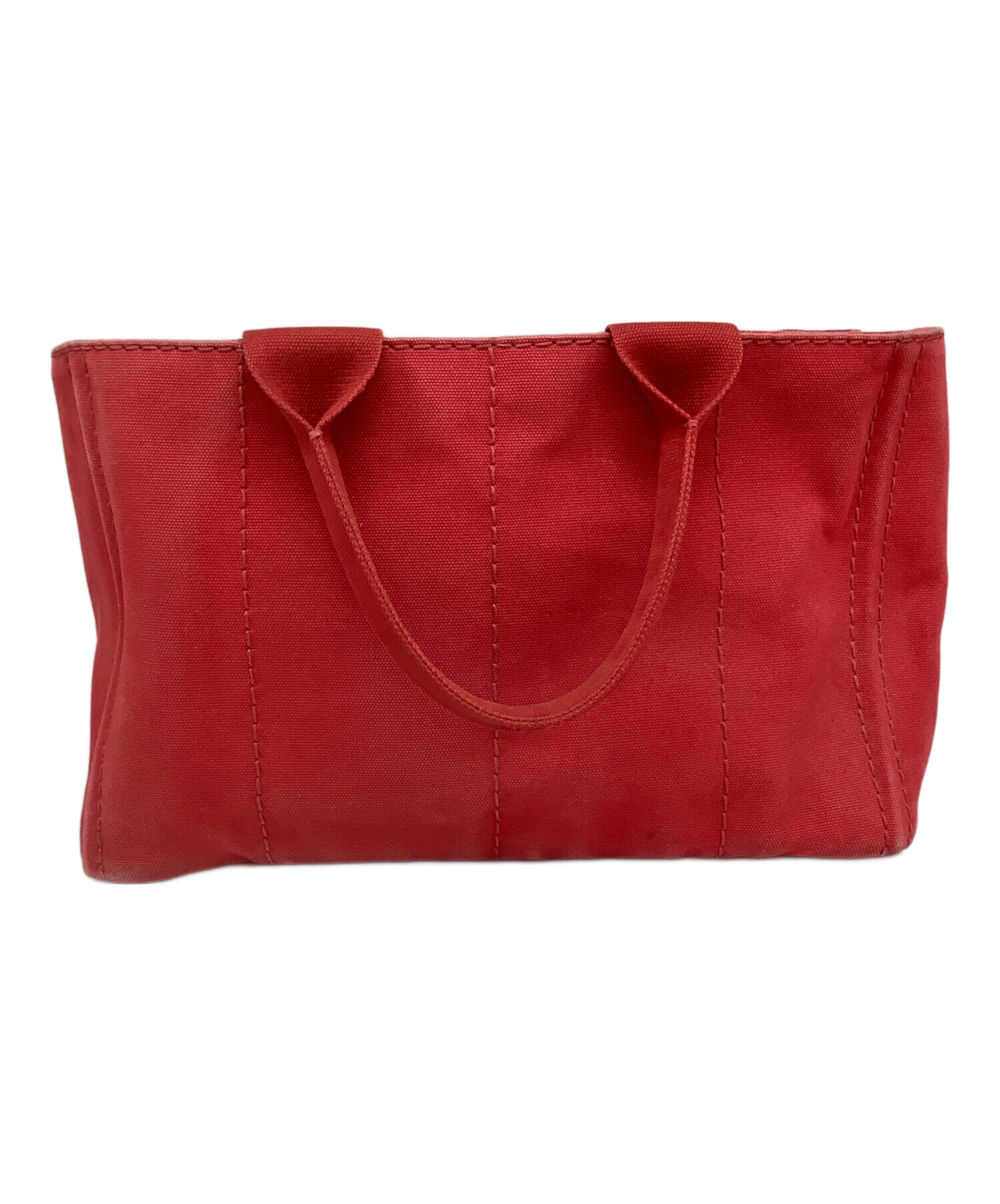 PRADA レッド ハンドバッグ 小銭入れ付き