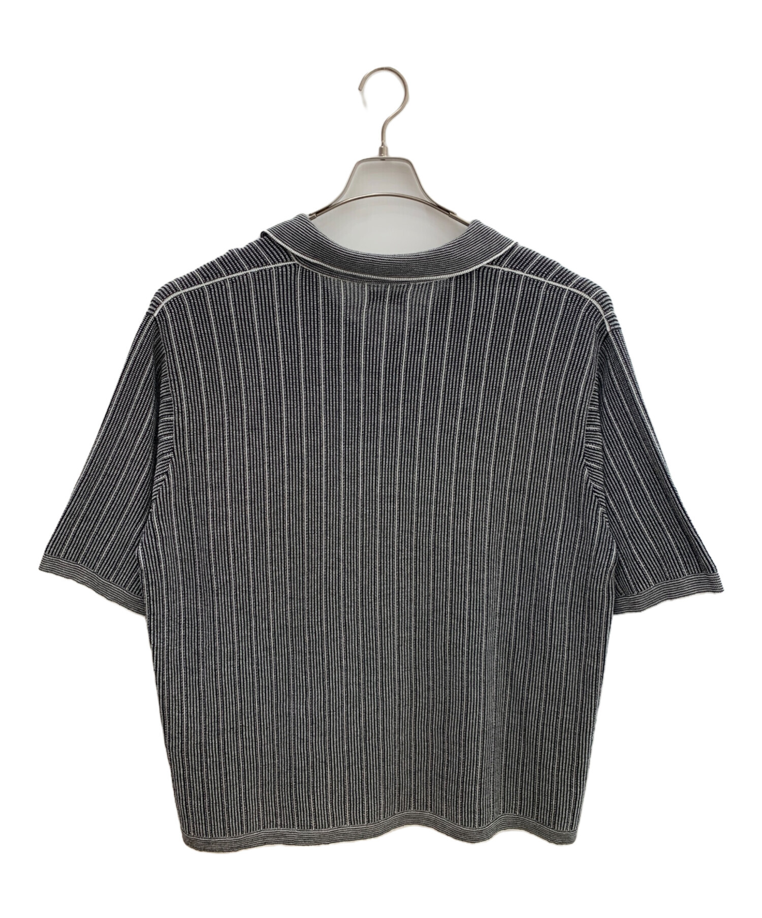中古・古着通販】Coohem (コーヘン) COTTON STRIPE KNIT SHIRT 