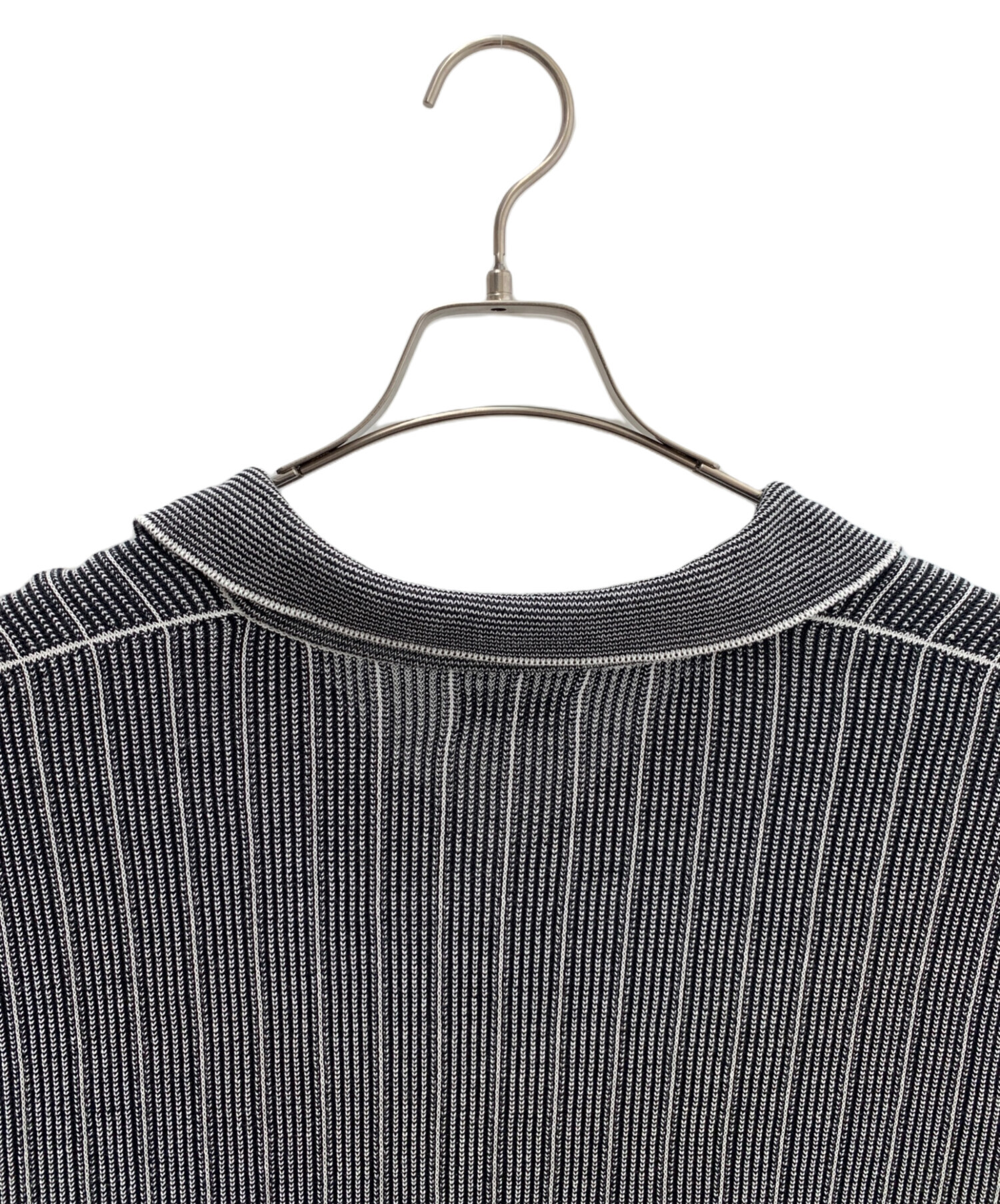 中古・古着通販】Coohem (コーヘン) COTTON STRIPE KNIT SHIRT 