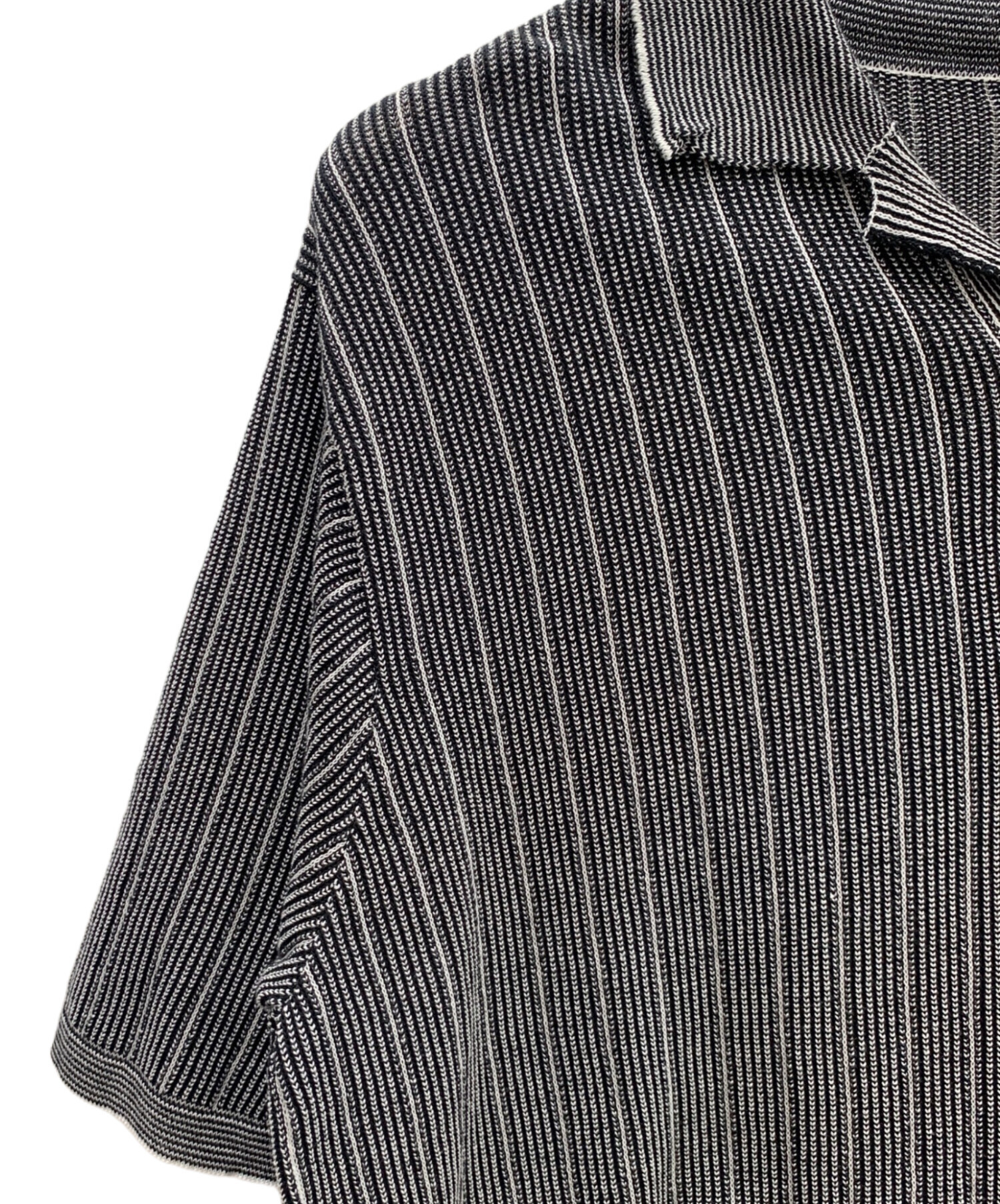 中古・古着通販】Coohem (コーヘン) COTTON STRIPE KNIT SHIRT 
