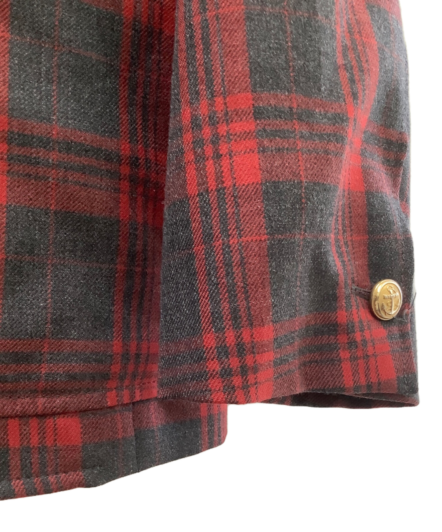 中古・古着通販】maison kitsune (メゾンキツネ) ウールチェック 
