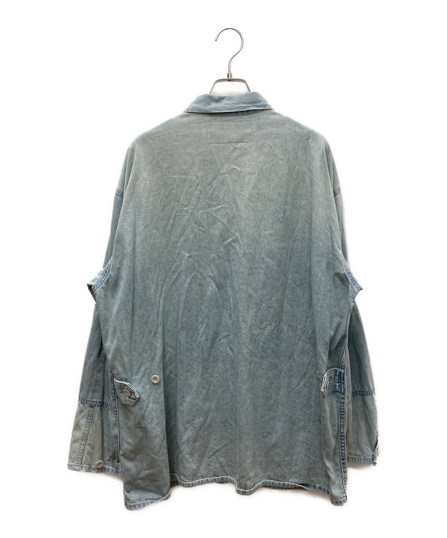 中古・古着通販】ai no de (アイノデ) デニムカバーオール ブルー