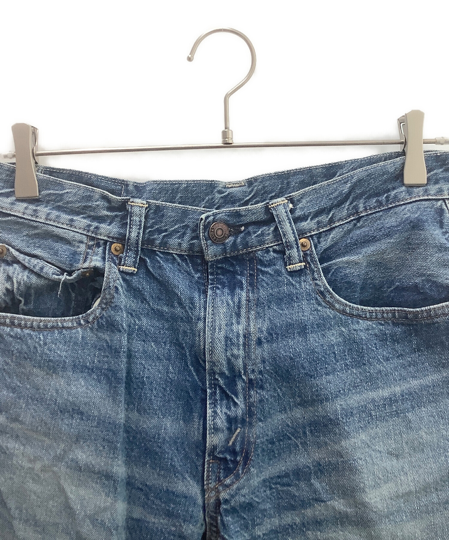 中古・古着通販】WAREHOUSE (ウエアハウス) デニムパンツ ブルー