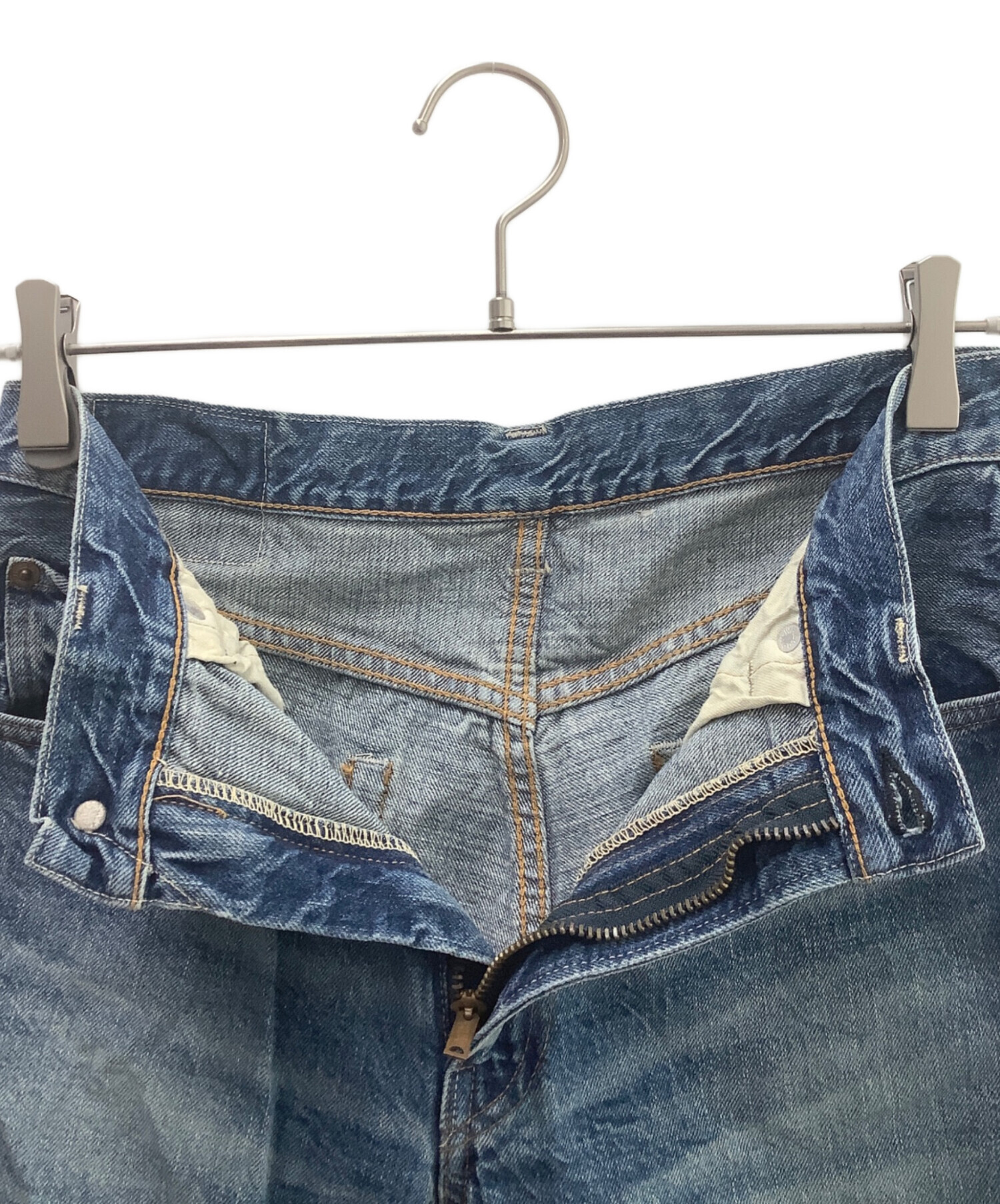 中古・古着通販】WAREHOUSE (ウエアハウス) デニムパンツ ブルー