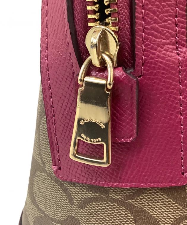 中古・古着通販】COACH (コーチ) リュック シグネチャー ブラウン