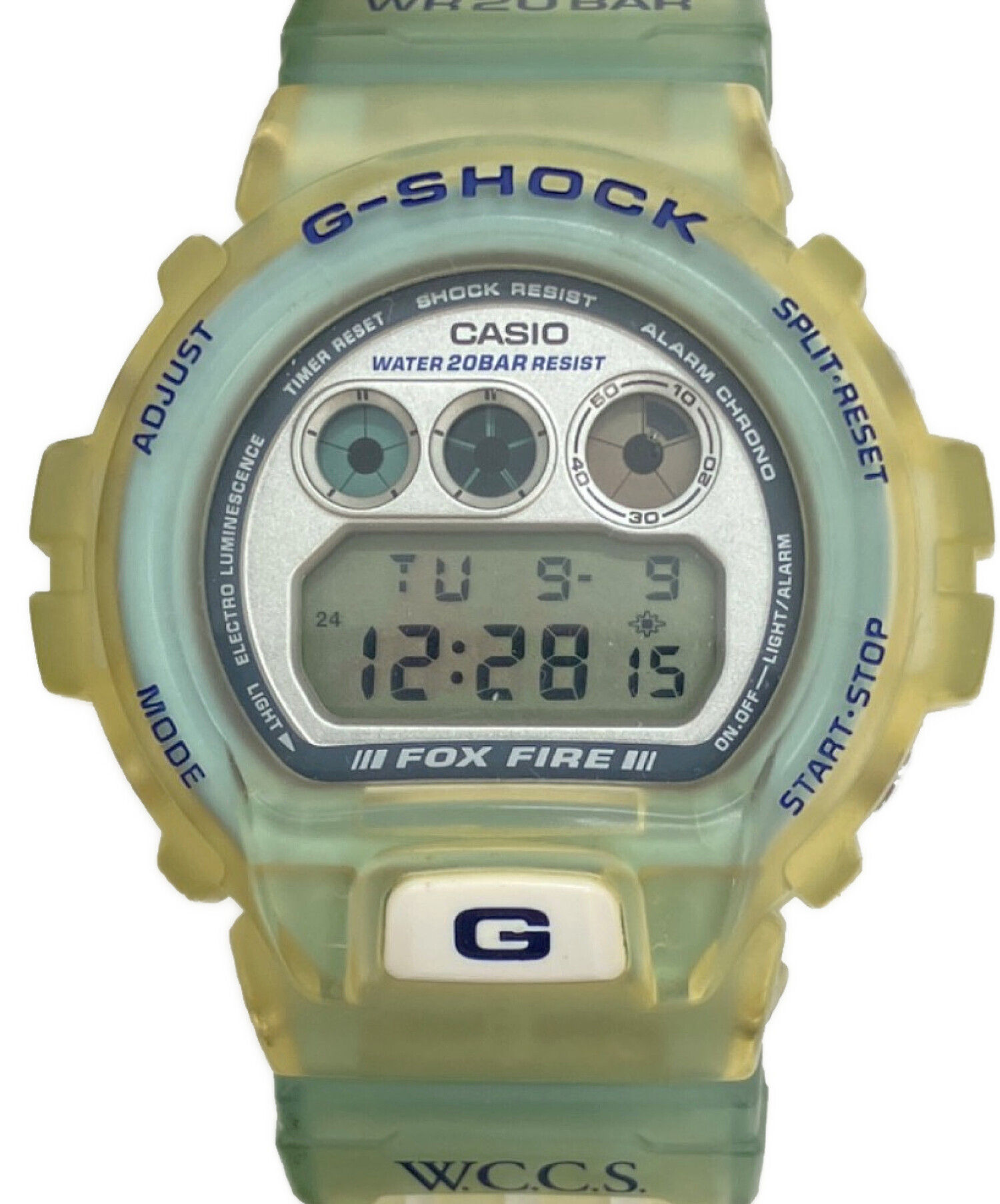 中古・古着通販】CASIO (カシオ) G-SHOCK クリア×ブルー｜ブランド
