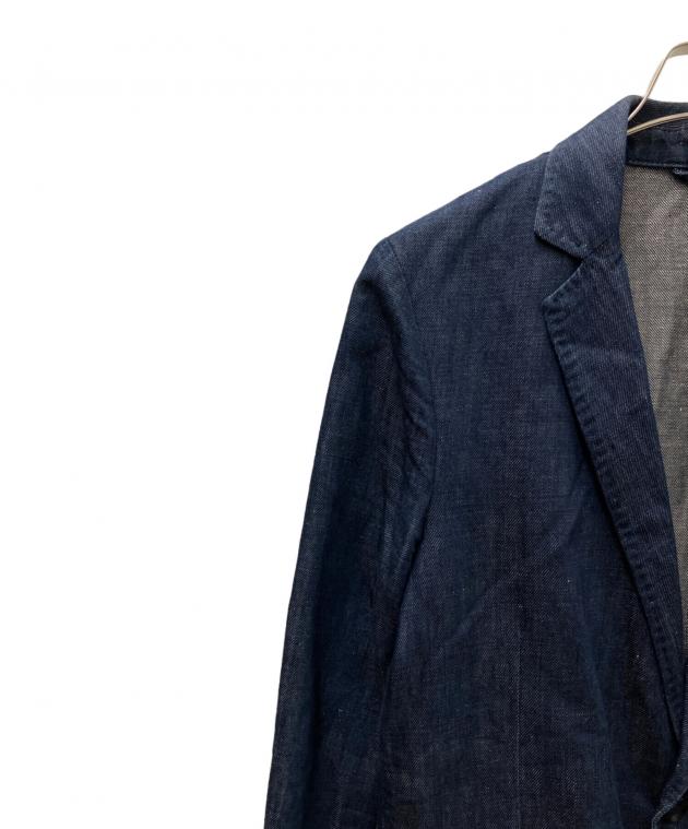 DIESEL デニムジャケット XL インディゴ テーラード 銀ボタン DIT 中古・古着通販】DIESEL (ディーゼル) デニムテーラードジャケット