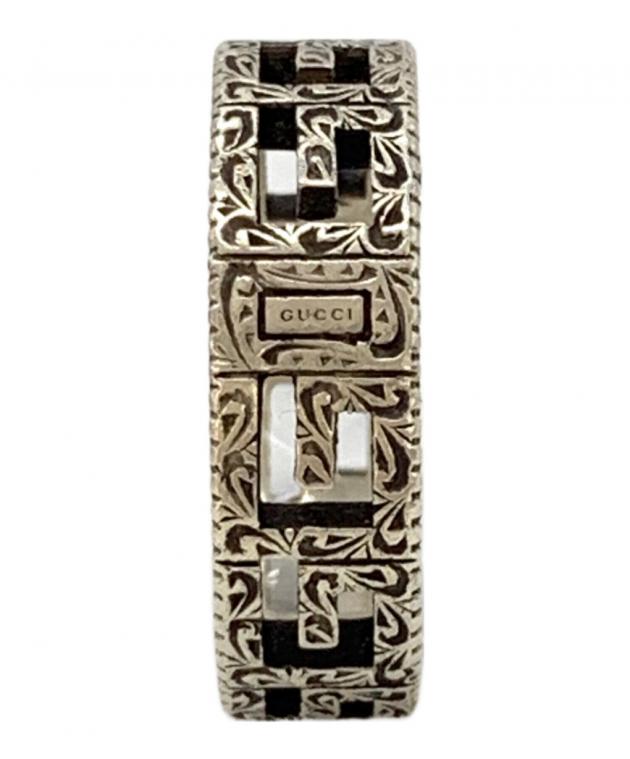 中古・古着通販】GUCCI (グッチ) スクエアGリング アラベスク