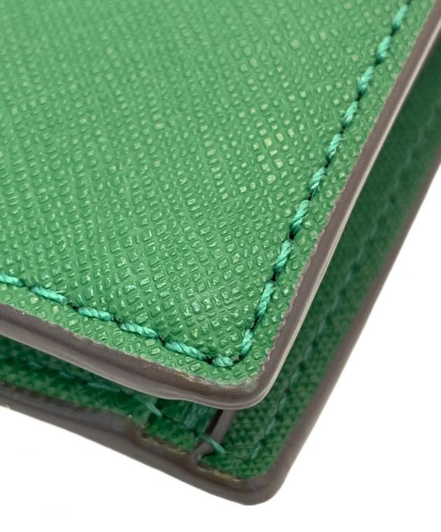 中古・古着通販】TORY BURCH (トリーバーチ) 2つ折り財布 グリーン