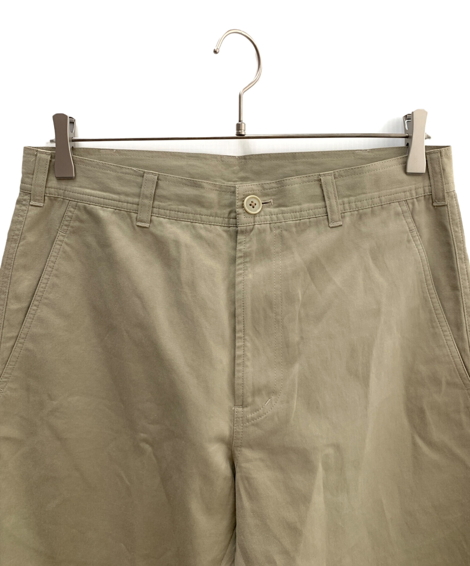美品Y's for men ベージュパンツ Mサイズ　ワイズ 中古・古着通販】Y'S for men (ワイズフォーメン) チノパン ベージュ