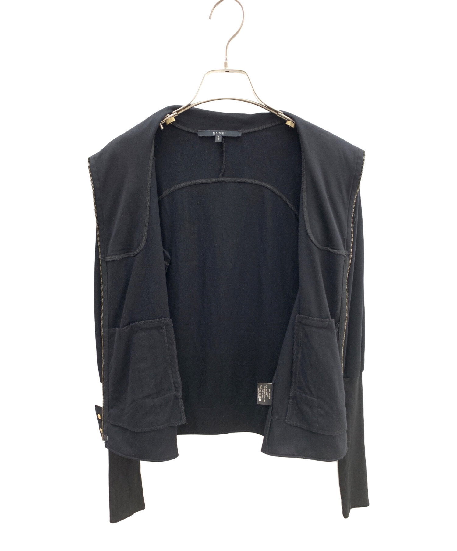 Gucci ジャージ セットアップ ブラック 中古・古着通販】GUCCI (グッチ) ジャージセットアップ ブラック