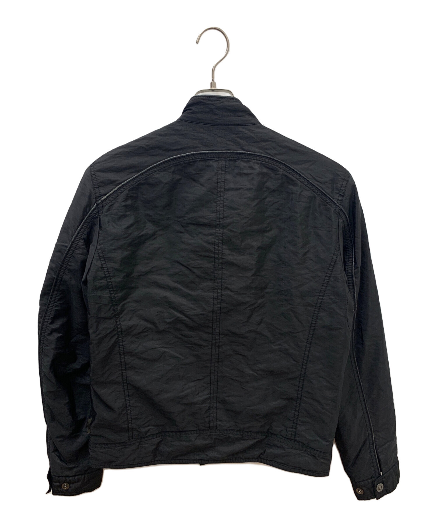 ARMANI COLLEZIONI ブルゾン ブラック サイズ52 定価30万 銀座直営店購入 新品未使用品 1円売り切り ARMANI COLLEZIONI(アルマーニコレツィオーニ) WATER REPELLENT ダブル