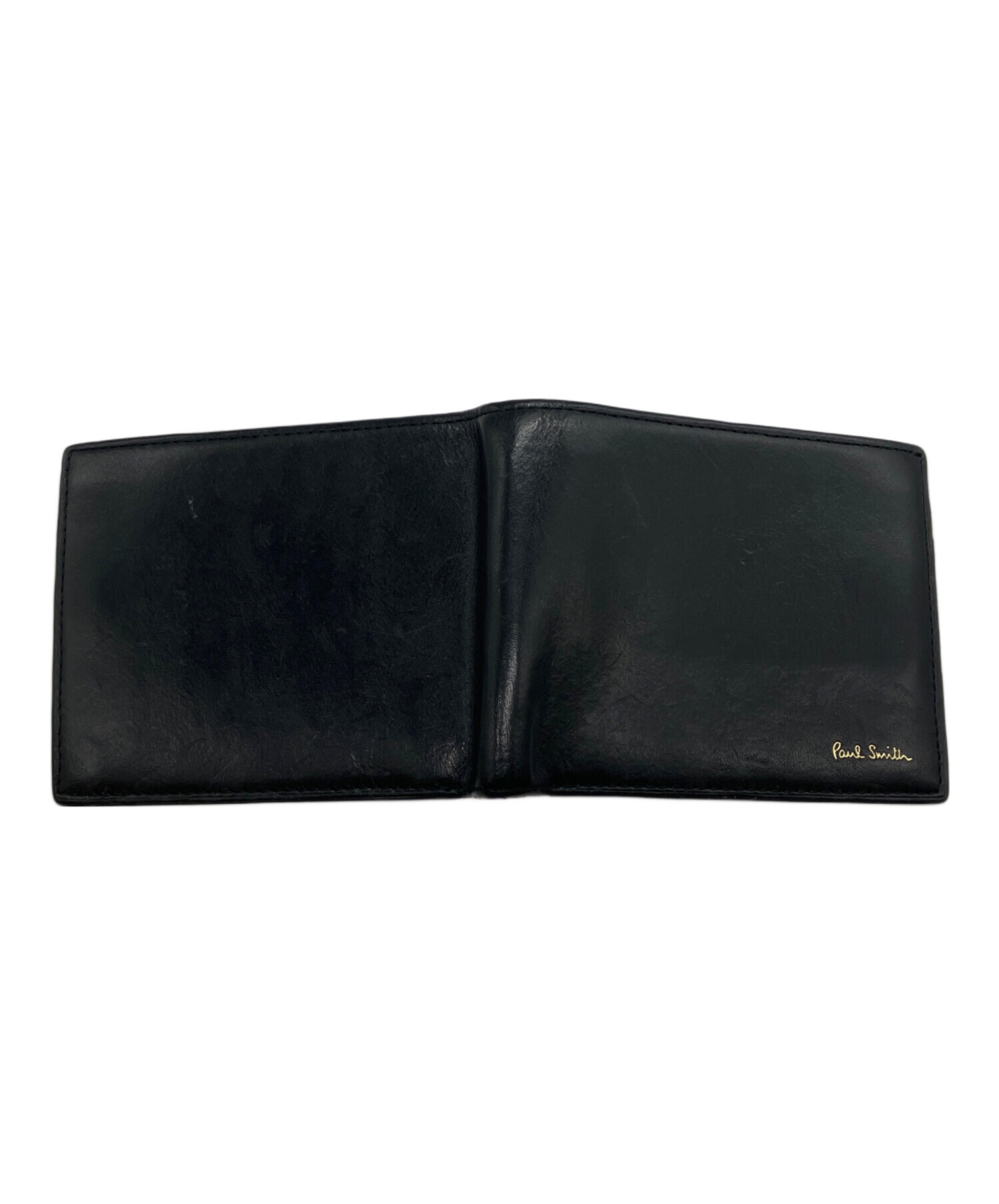 中古・古着通販】Paul Smith (ポールスミス) 2つ折り財布 ブラック