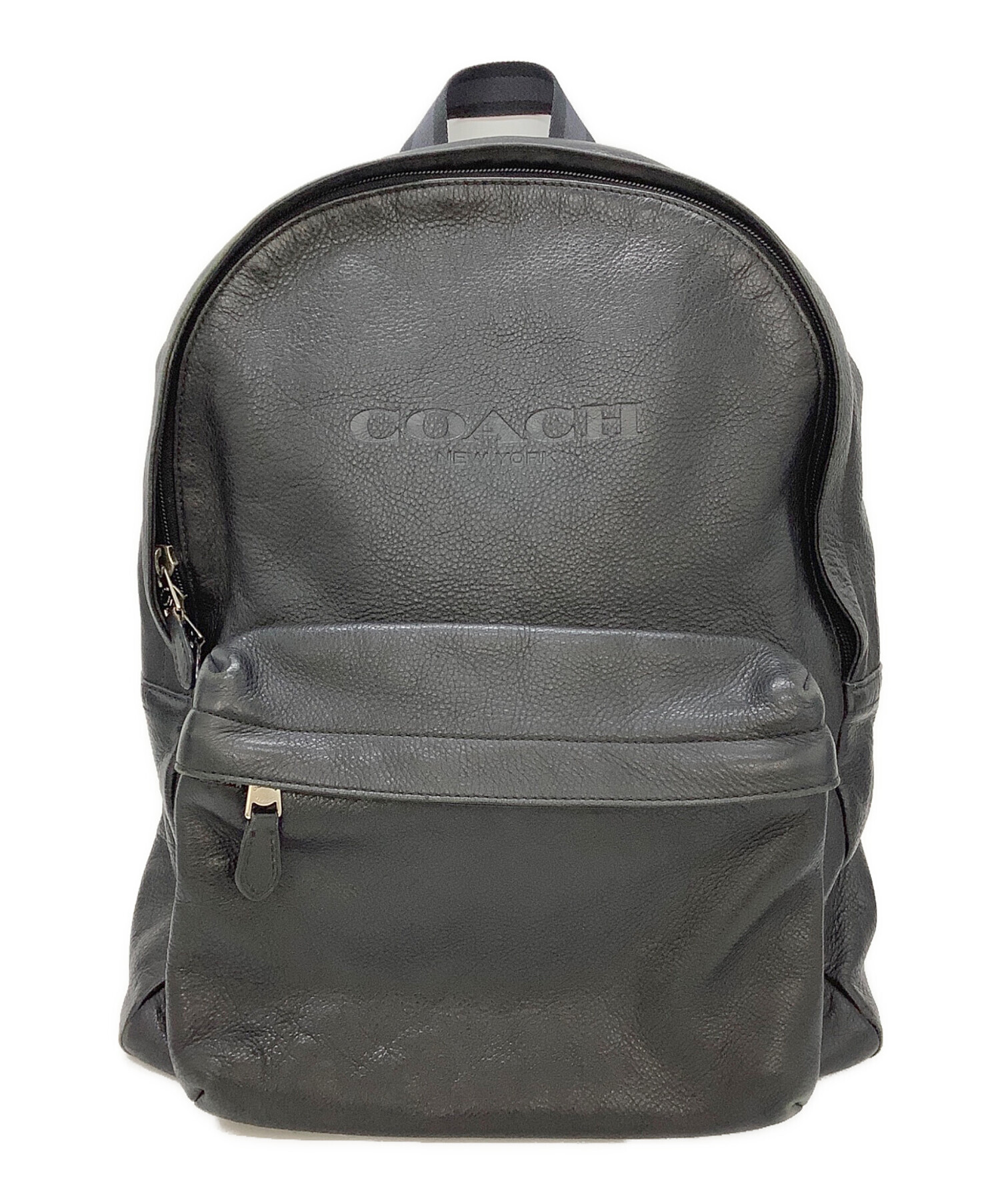 COACH ブラックレザー リュック