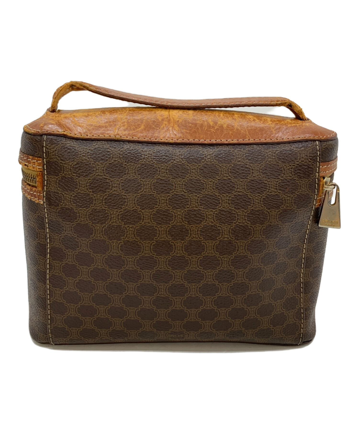 中古・古着通販】CELINE (セリーヌ) バニティバッグ ブラウン 
