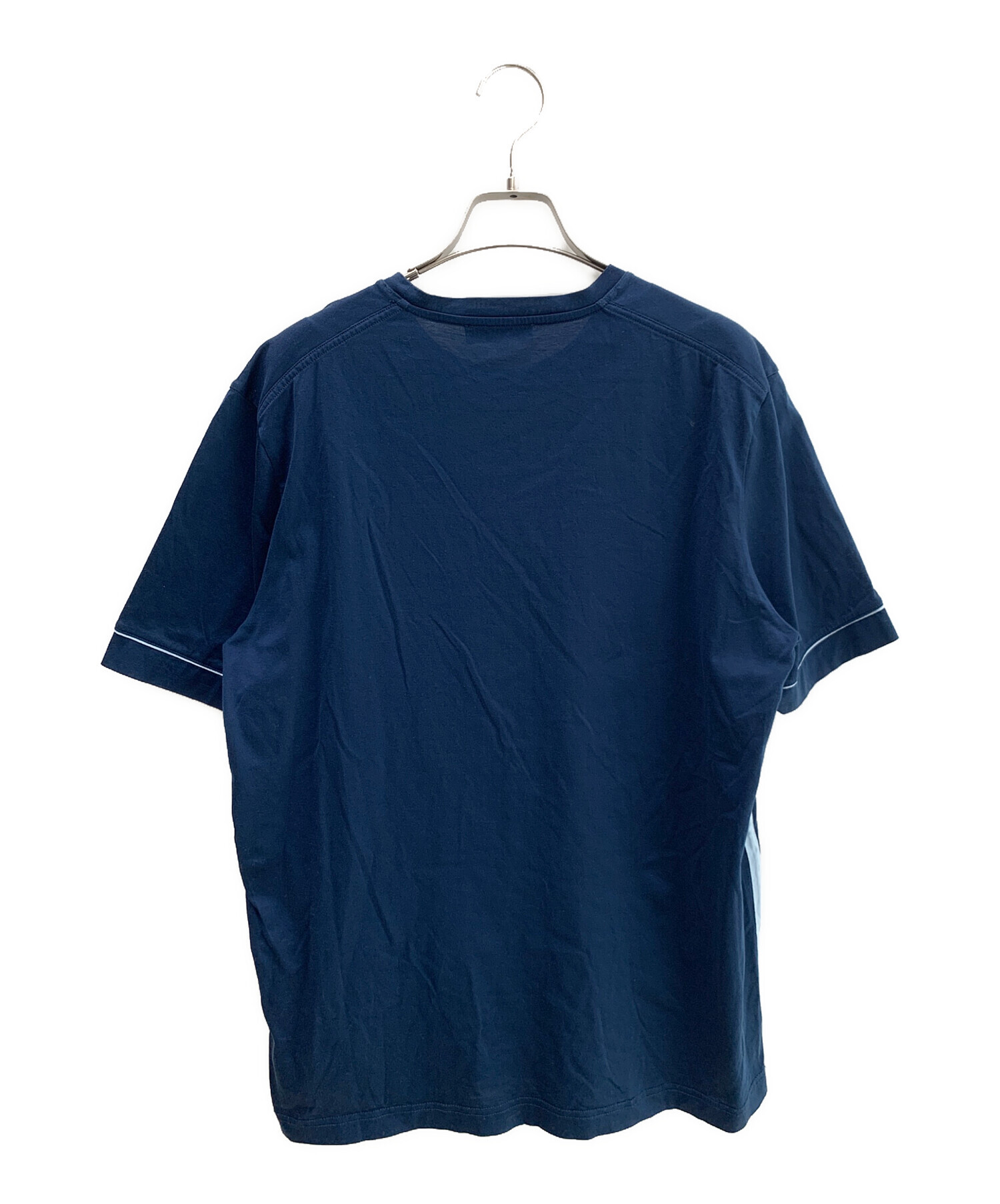 PRADA ネイビー 半袖Tシャツ 中古・古着通販】PRADA (プラダ) 半袖カットソー ネイビー サイズ:L