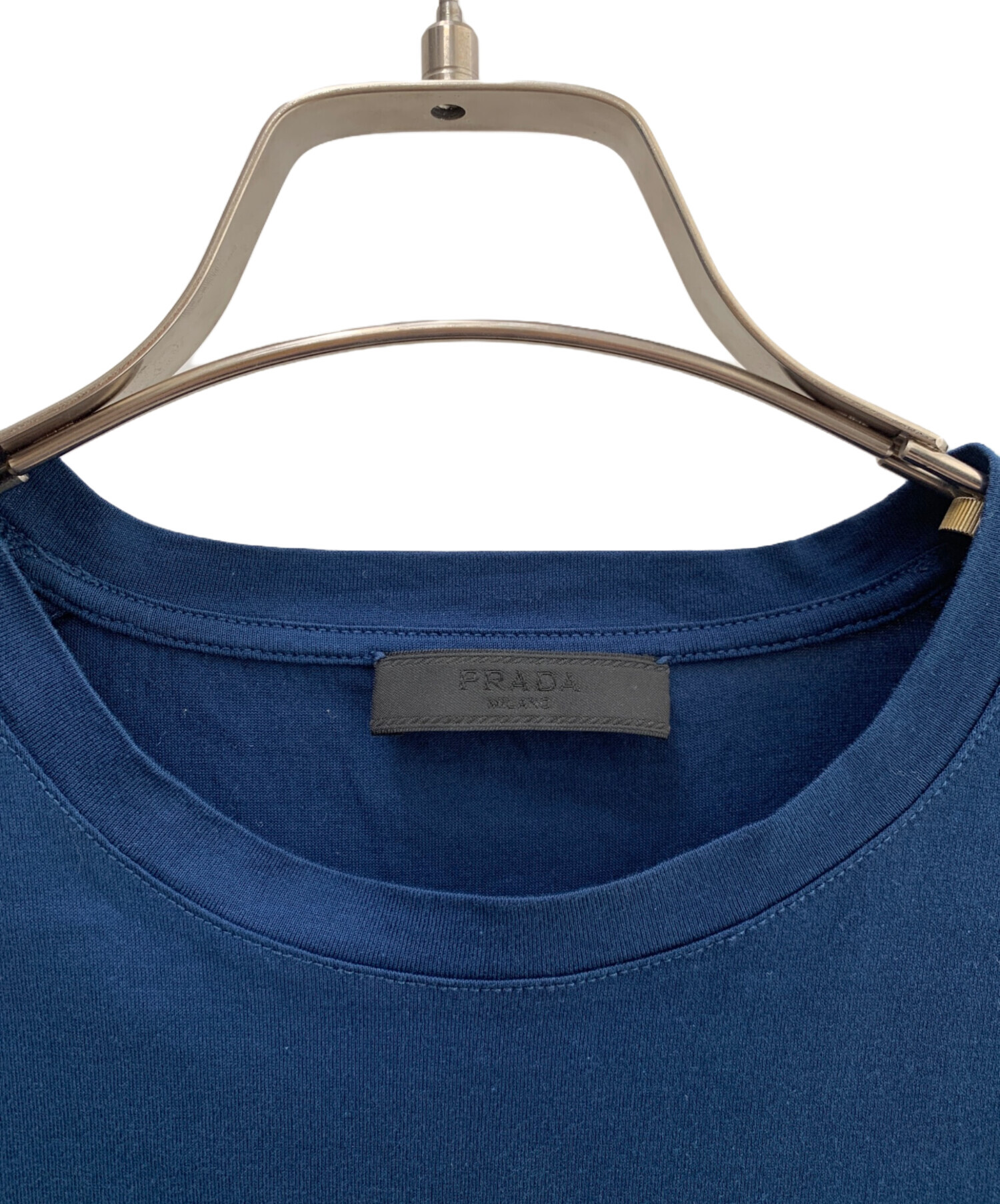 中古・古着通販】PRADA (プラダ) 半袖カットソー ネイビー サイズ:L