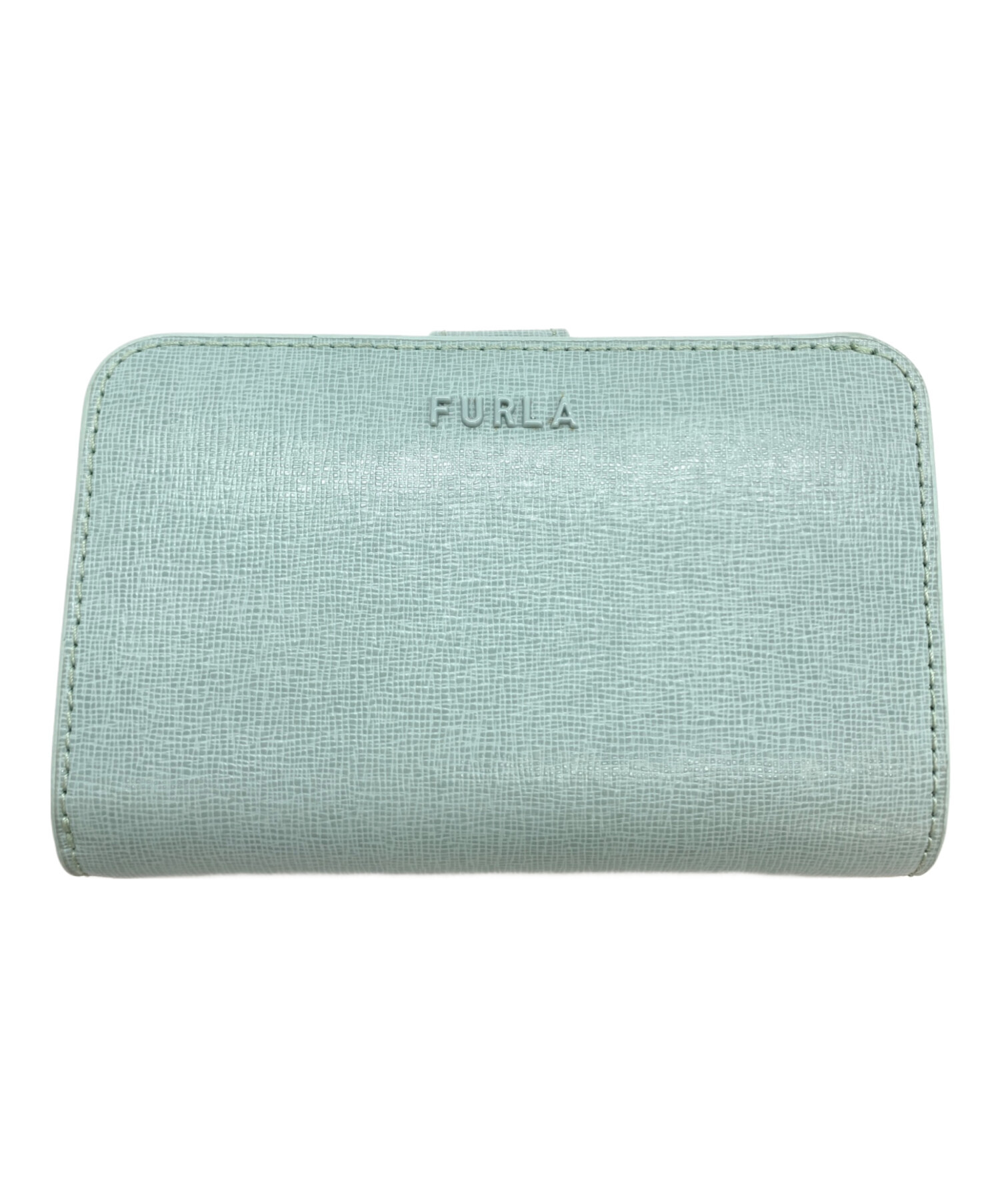 中古・古着通販】FURLA (フルラ) 2つ折り財布 ブルー｜ブランド・古着