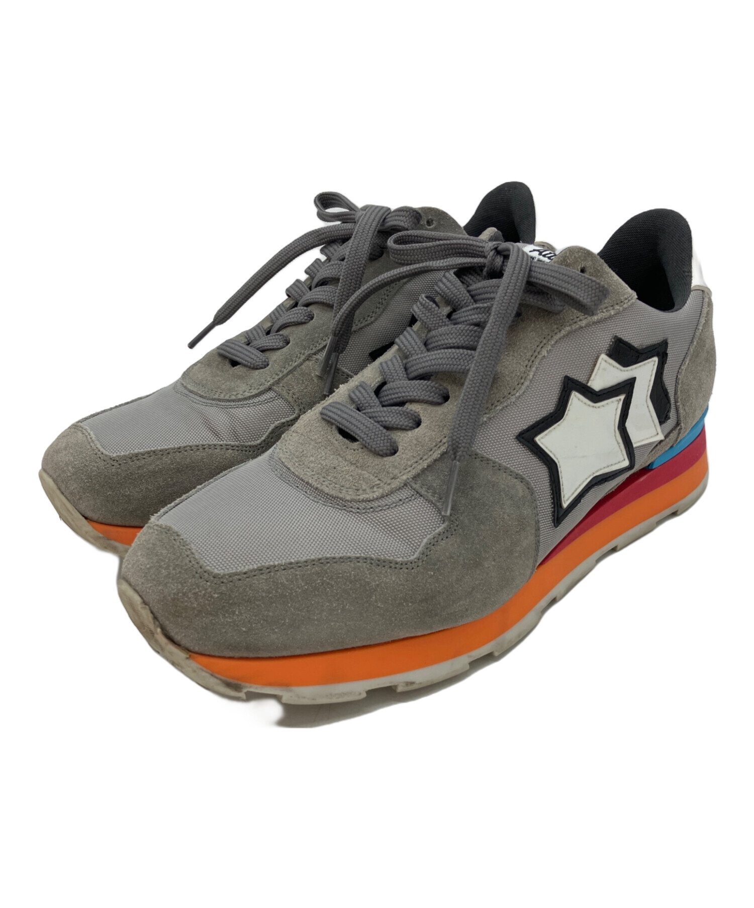 Atlantic Stars スニーカー グレー/ネイビー 中古・古着通販】Atlantic STARS (アトランティックスターズ