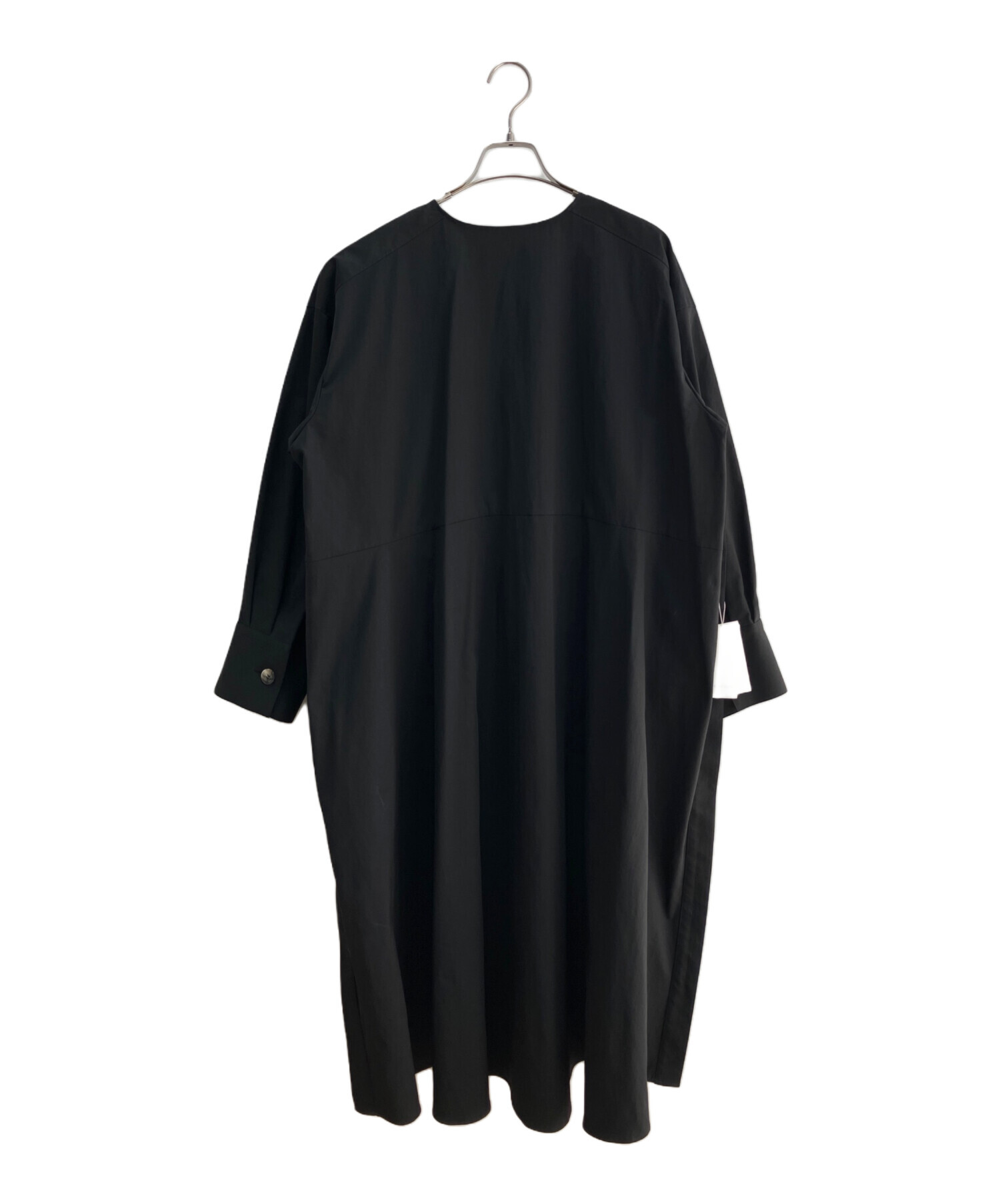 ⭐︎最終値下げ⭐︎LE CIEL BLEU シャツワンピース ブラック 中古・古着通販】LE CIEL BLEU (ルシェルブルー) Crossing Shirt Dress