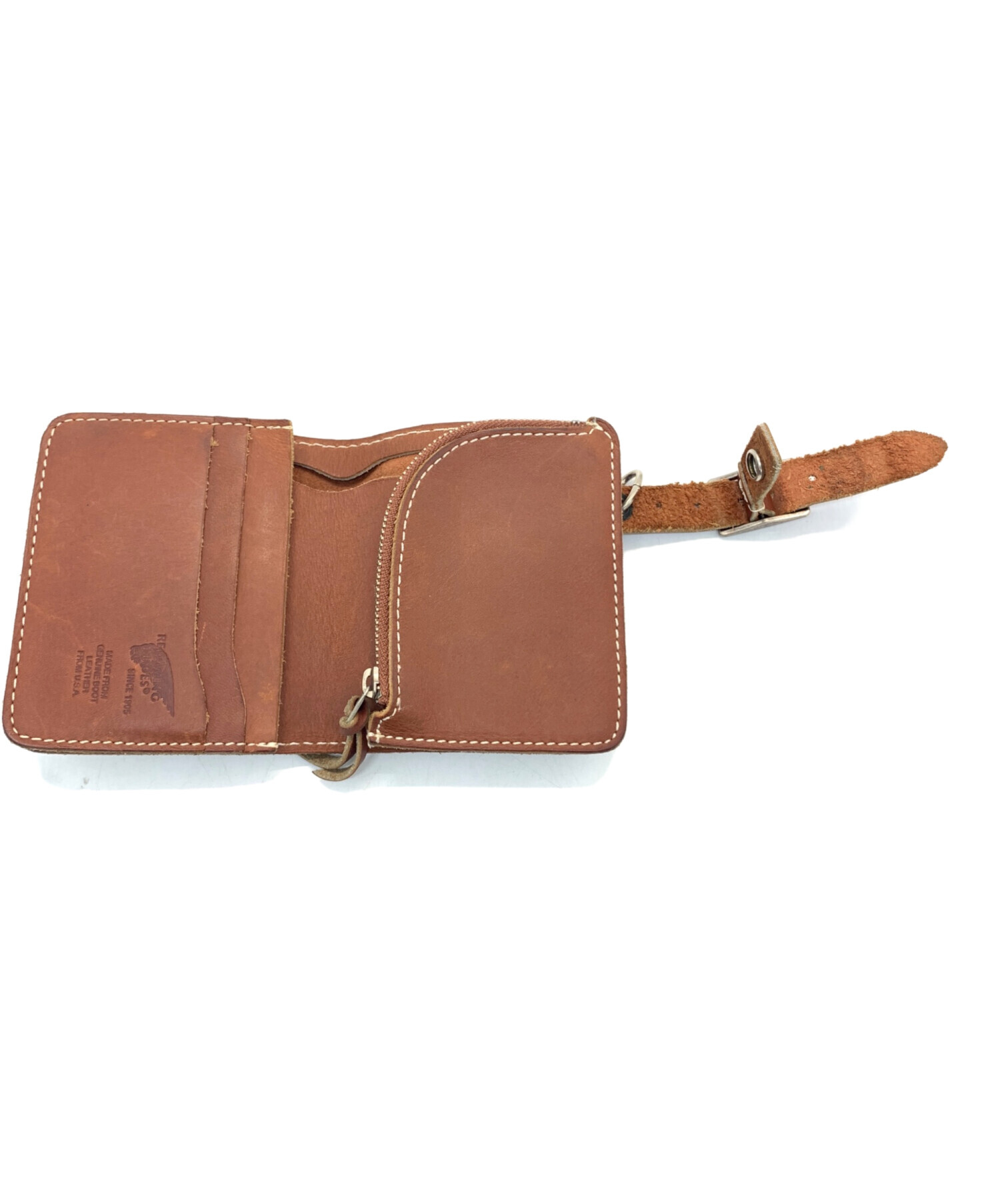 中古・古着通販】RED WING (レッドウィング) 2つ折り財布 ブラウン