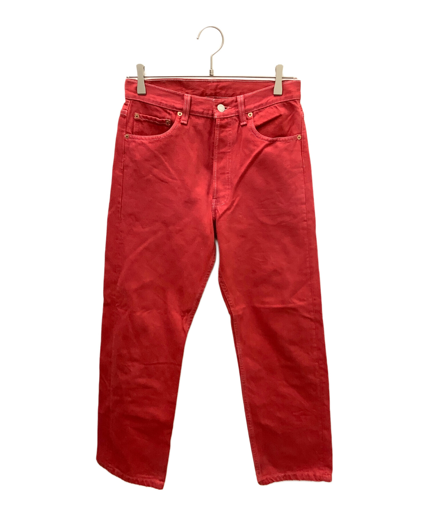 LEVI'S リーバイス デニムパンツ M 赤 【古着】【中古】【送料無料】 中古・古着通販】LEVI'S (リーバイス) LEVI'S(リーバイス)501デニム