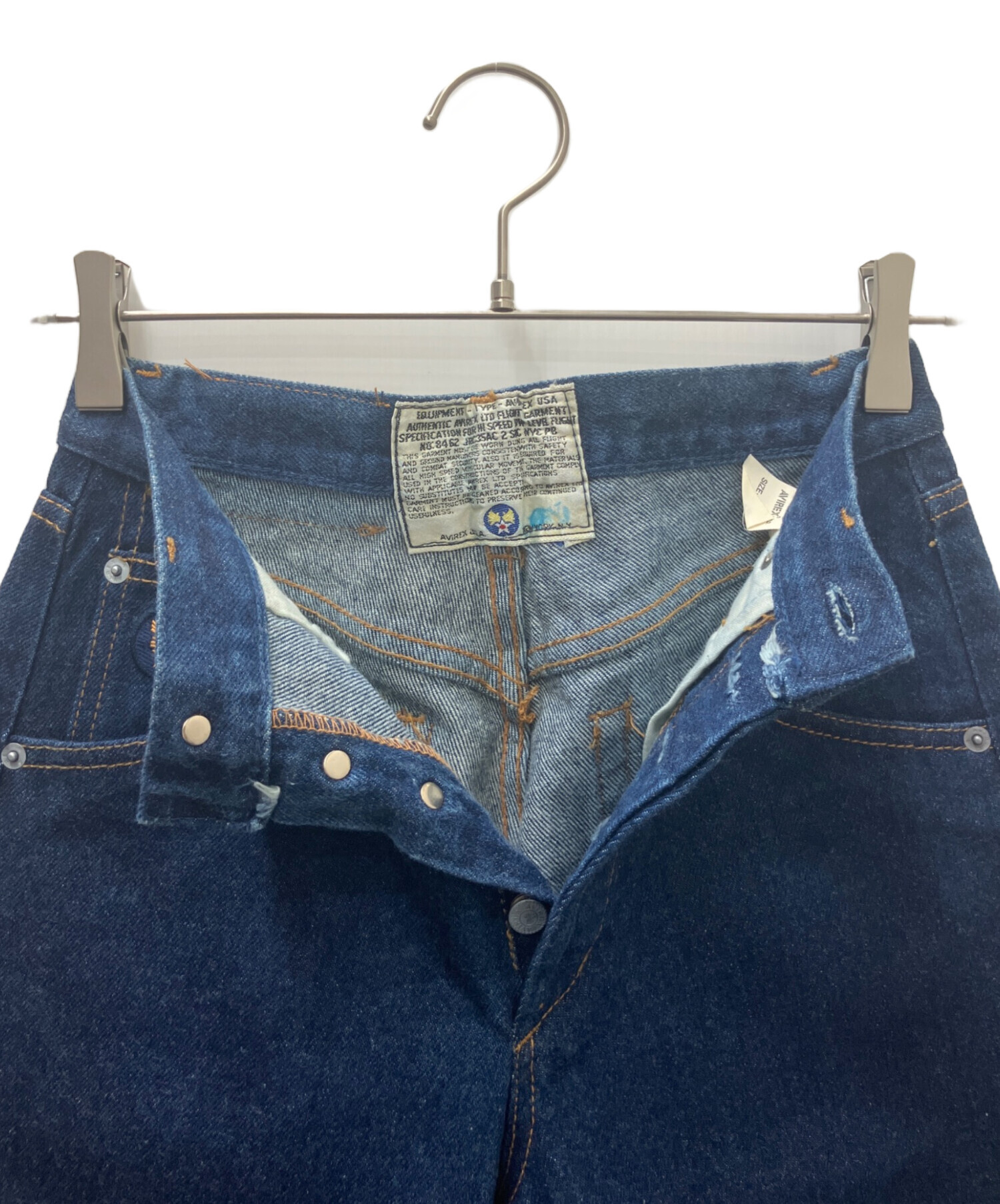 中古・古着通販】AVIREX (アヴィレックス) デニムパンツ インディゴ