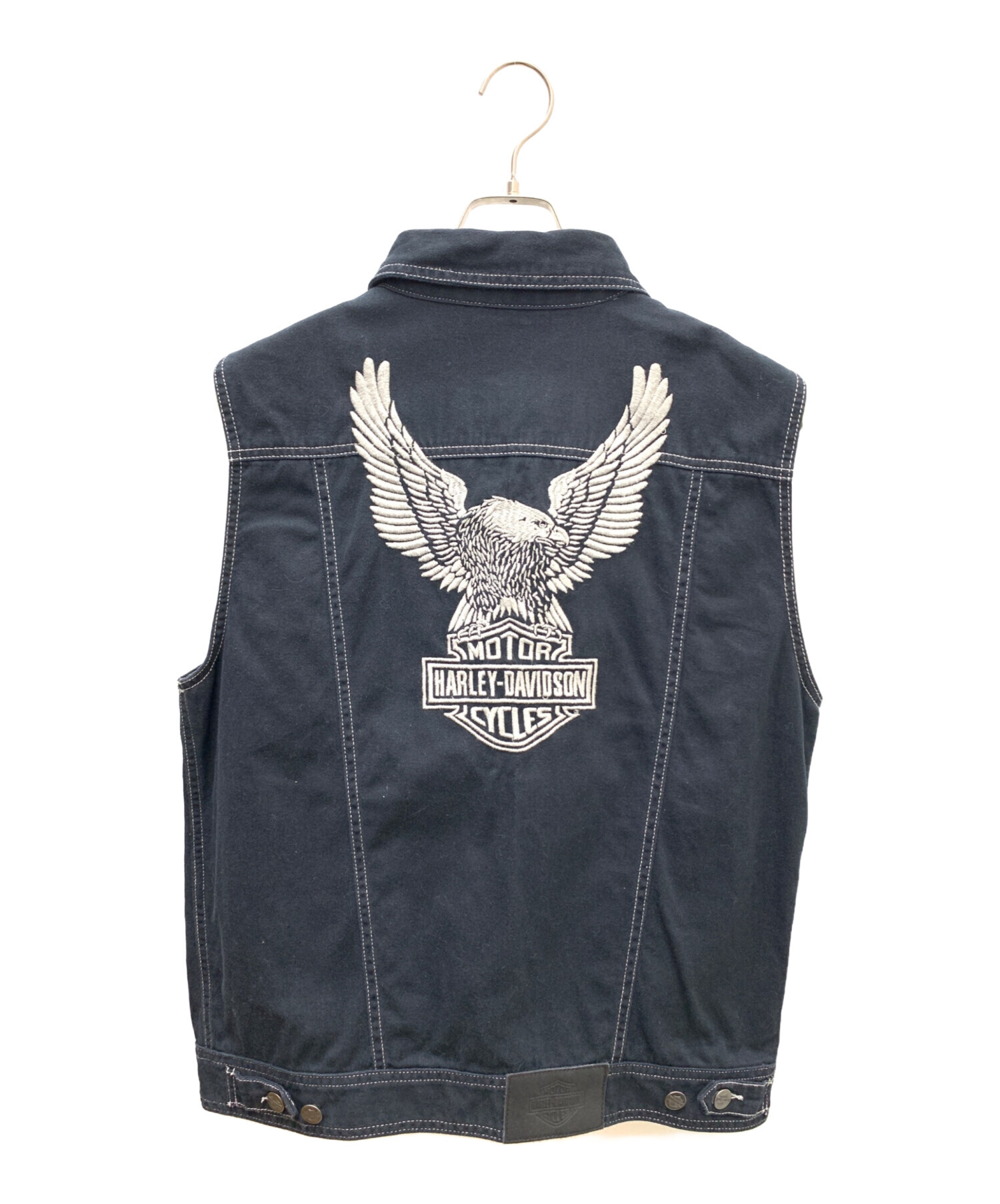 ハーレーダビッドソン　Gジャン　ベスト 中古・古着通販】HARLEY-DAVIDSON (ハーレーダビッドソン) Embossed